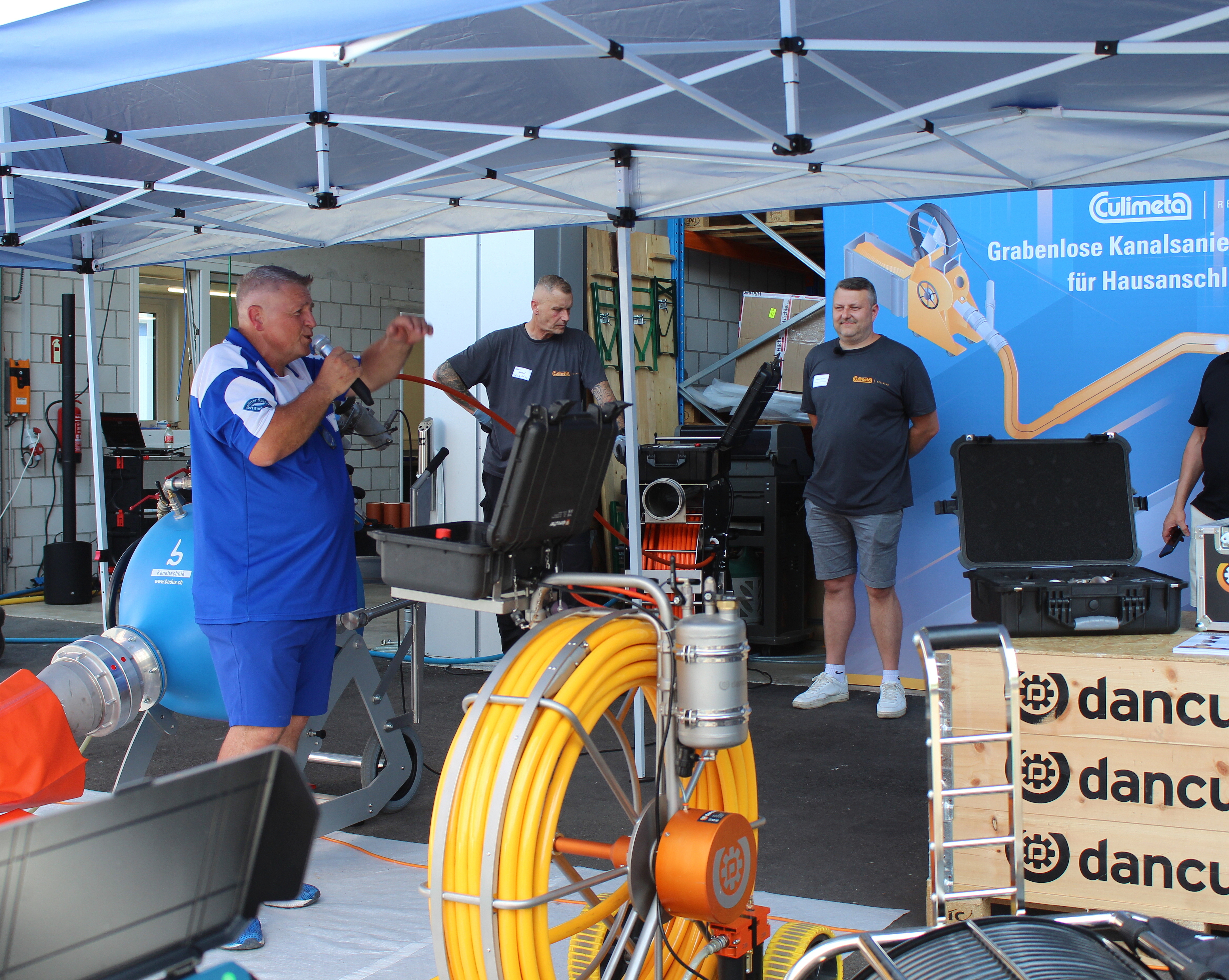 Vitri Liner Testeinbau beim Bodus Open Day